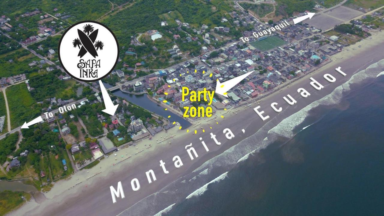 Sapa Inka Hostel Montañita Екстериор снимка